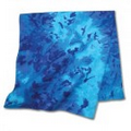 Tie Dye Cotton Bandanna - Blue